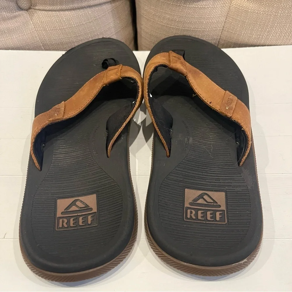 Reef Mens 9 Santa Ann Summer Beach Holiday Sandals Flip Flops
